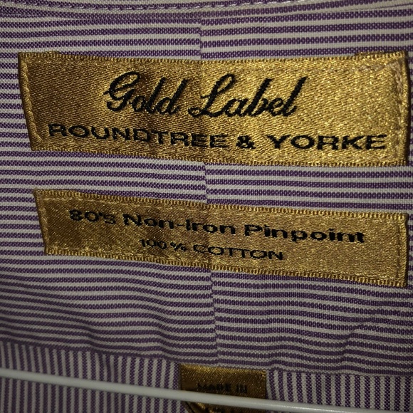 Roundtree and Yorke Gold Label Shirt - Picture 3 of 4